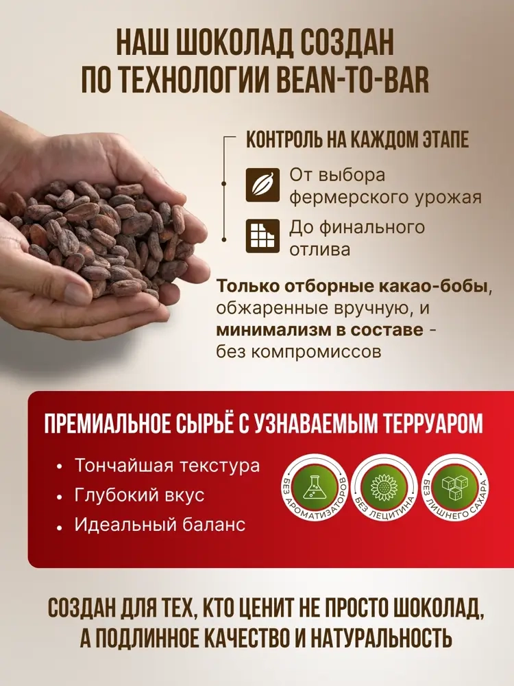 Тёмный шоколад с перцем, Жгучий перчик (70% какао, 100мг CBD) MotherPlant  Вес 50гр.